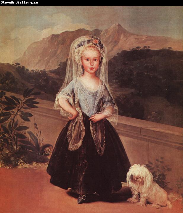 Francisco de Goya Portrait of Maria Teresa de Borbon y Vallabriga